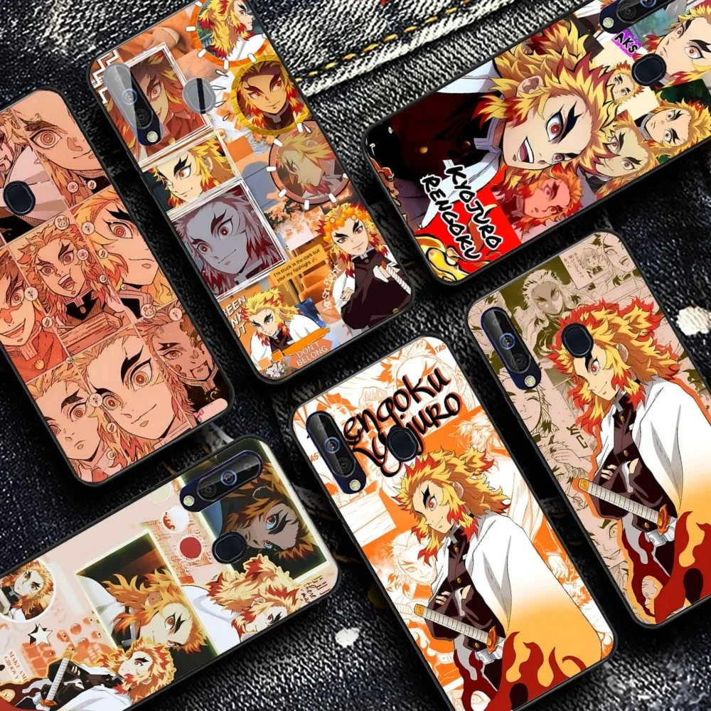 

Rengoku Kyoujurou Demon Slayer Phone Case For Redmi 8 9 10 pocoX3 pro for Samsung Note 10 20 for Huawei Mate 20 30 40 50 lite