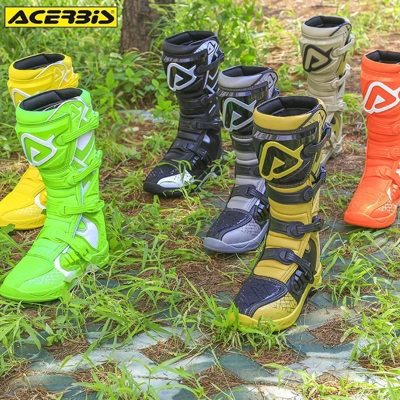 Motorcycle boots Motorcycle shoes Italian Acerbis Asibis Off-road Motorcycle Riding Protection Boots Protective Equipment