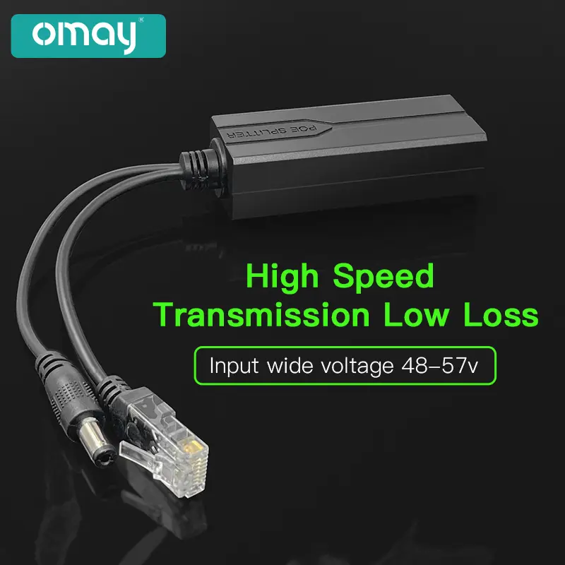 Standard POE Splitter 48V to 5V 12V 1.2A 2A Micro USB Type-C 100M/1000M POE Camera Injector Power Supply for Huawei Hikvision - Image 3
