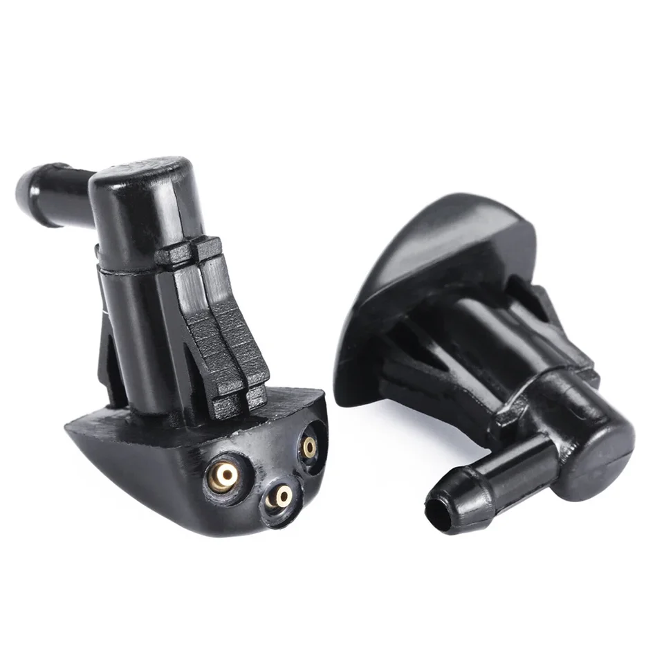 2 Ugelli Lavavetri Per Hyundai Tucson E KIA Sportage - Ricambio 986302E100, Nero