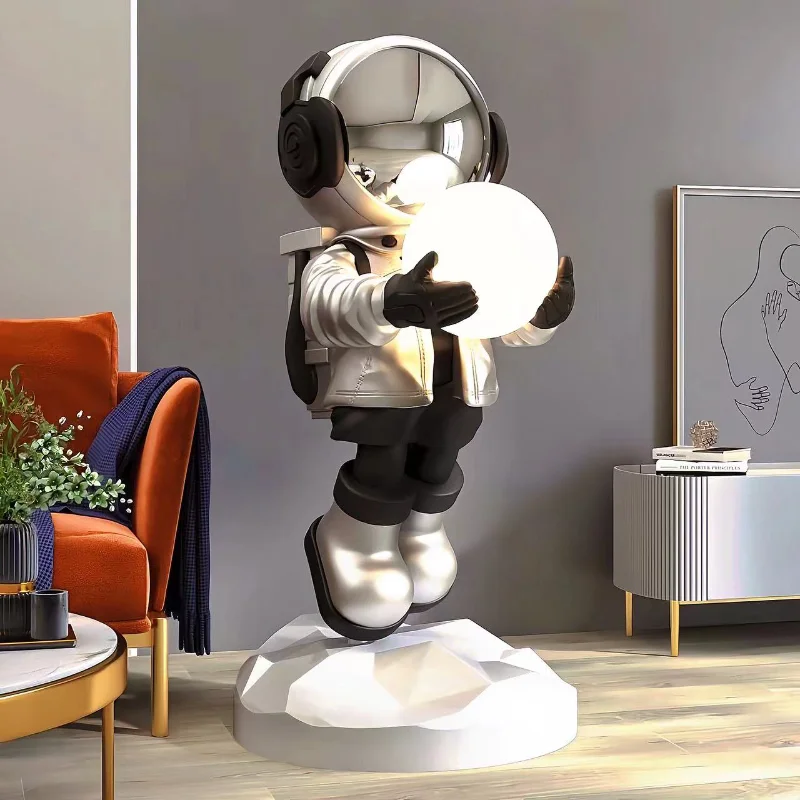 Large Floor-standing Astronaut Ornaments, Astronaut Ornaments, Home TV Cabinets, Living Room Sofa Decorations, Smart Decorations 4