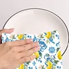 Lemon Dishwashing Cloth Watercolor Farmhouse Hand Dried Tea Towel For Thickened Kitchen Cooking Baking Cleaning Printed Fabric 5