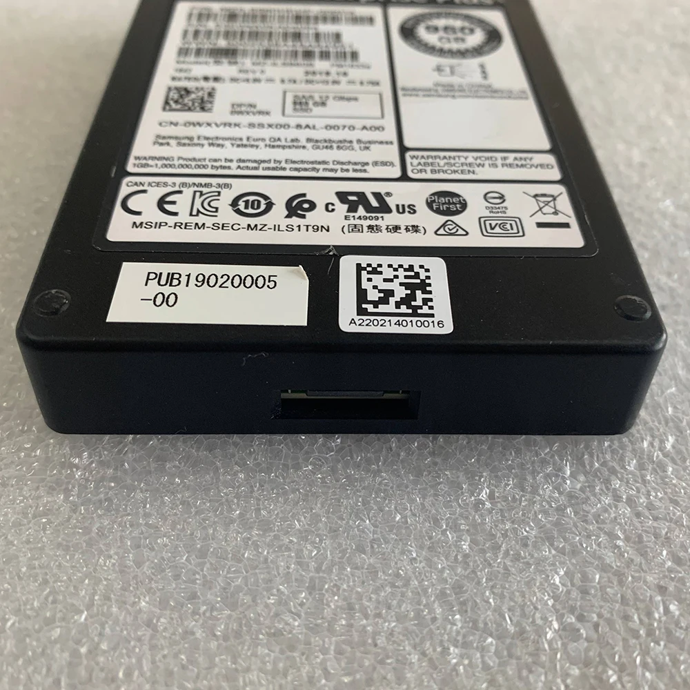 Рисунок 3 - 960 ГБ для WXVRK 0WXVRK DMF2C SCV3020