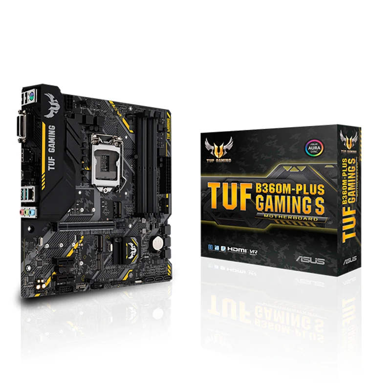 

New ASUS B360M-PLUS GAMING S Motherboard Intel LGA1151 B360 Chipset DIMM DDR4 Support i7 8700 8700K 8500 CPU