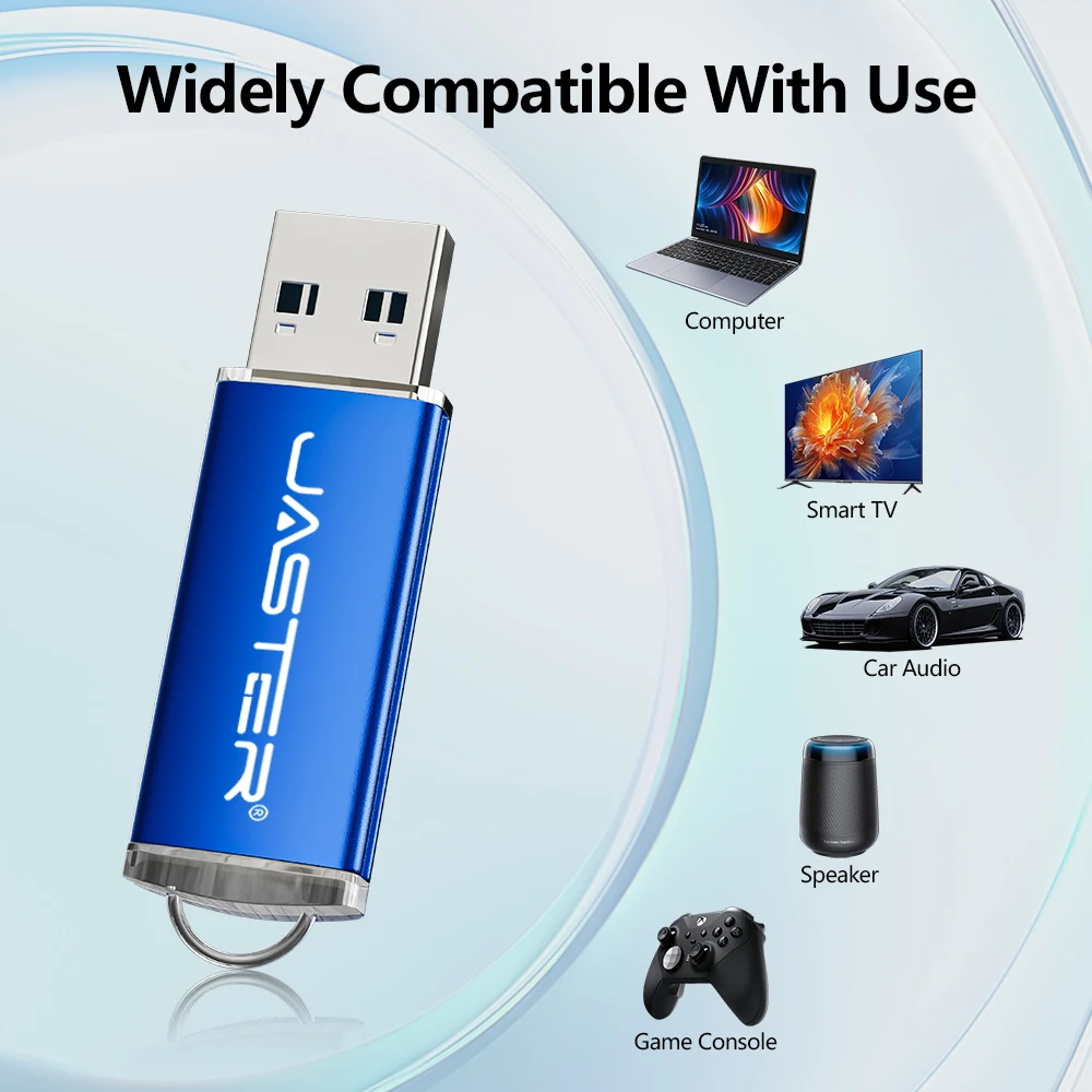 JASTER 비즈니스 선물용 USB 3.0 플래시 드라이브 128GB 고속 메모리 스틱 64GB 실제 용량 펜 드라이브 32GB 16GB 8GB 4GB U 디스크