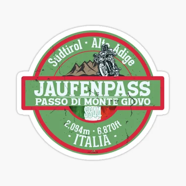 

Jaufenpass Passo Di Monte Giovo Италия T 5 шт. наклейки для наклеек детский ноутбук аниме окно автомобиль гостиная домашняя комната забавные