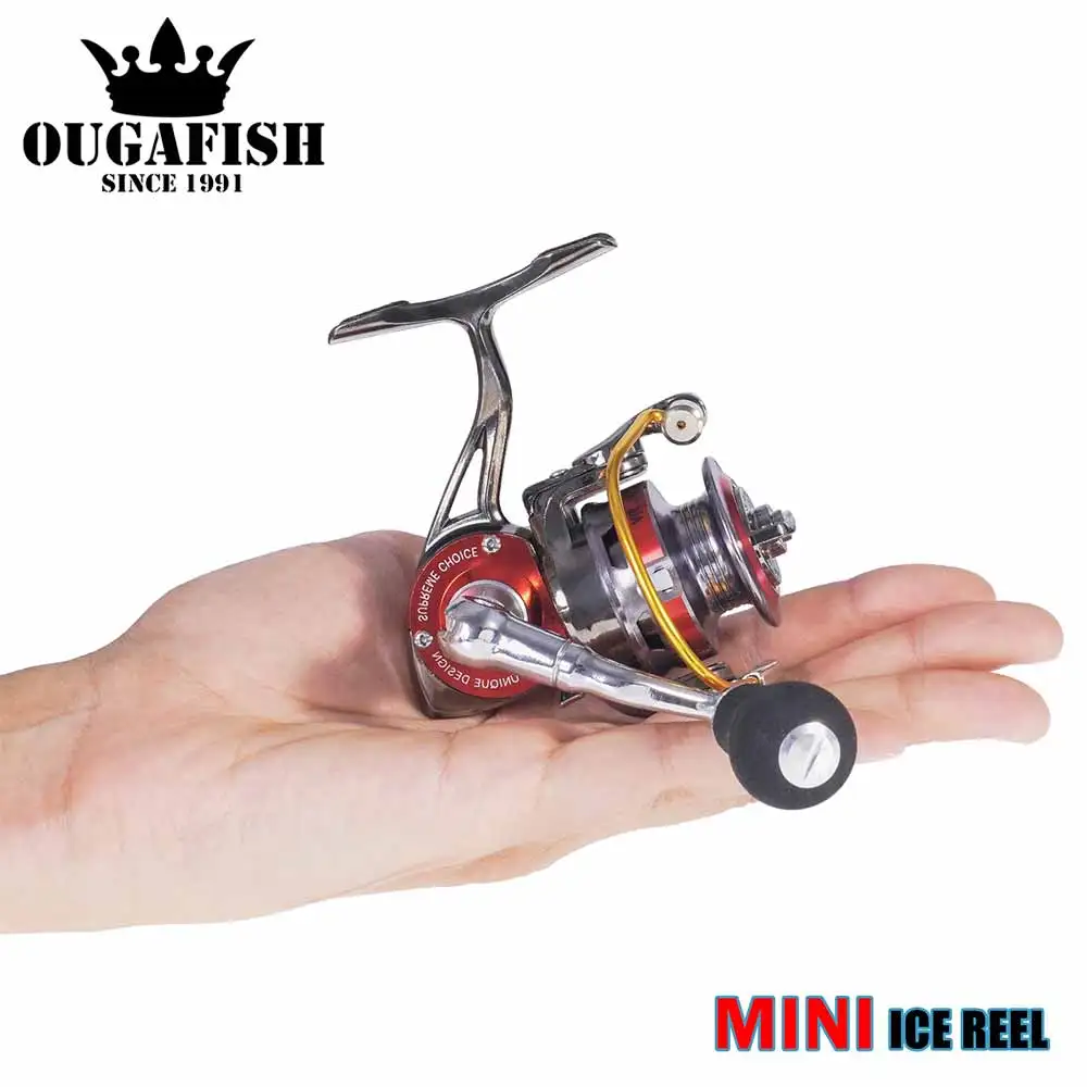 All Metal Spool Mini Fishing Reel Small Wheel Pocket 500 Size Spinning  Metal Wire Line Cup