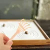 Mini Zen Garden for Desk Sand Rake Set Table Accessories Sandbox Small Rakes Toy 5