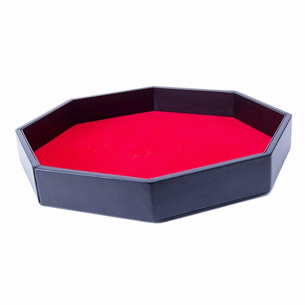 

Octagonal Cube Tray Game Storage Box Coin Organization Holder Home