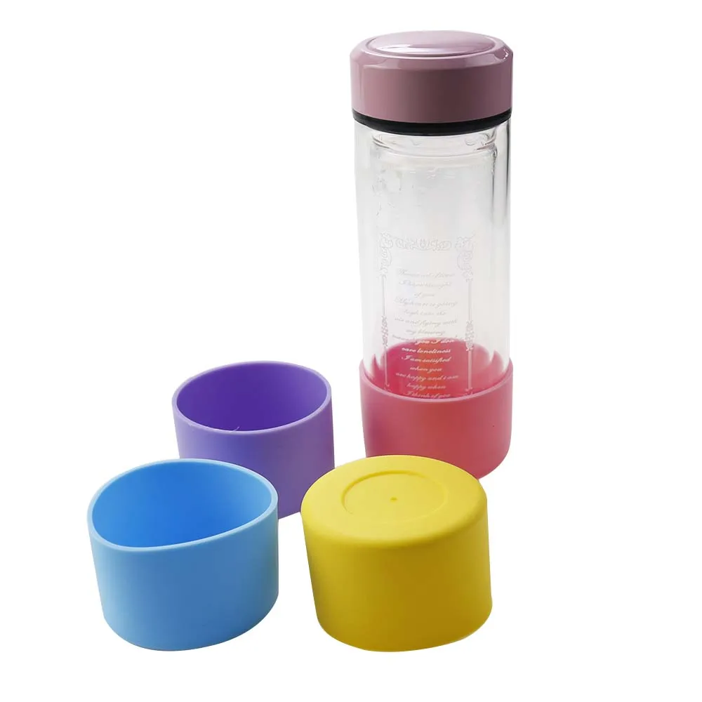 8,5 CM Wasser Tasse Matte Silikon Thermos Bahnen 85mm Tasse Boden Ring Tragen Beständig Shatter Beständig Untere Abdeckung Coaster – Detail 4