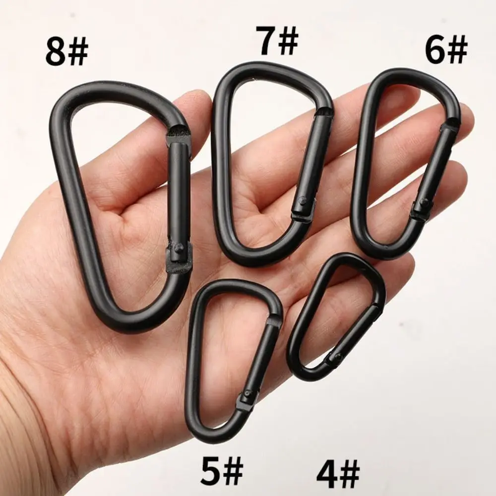 Key Chain Clip Carabiner Belt Clip Whistle Keychain Carabiner Clips Keychain Carabiner Keychain Tool Keychain Charm Tactical Keychain 5pcs Black Aluminum Alloy Carabiner Outdoor Spring Snap Clip Water Bottle Hooks Keychain Outdoor Climbing Camping Hiking Tool