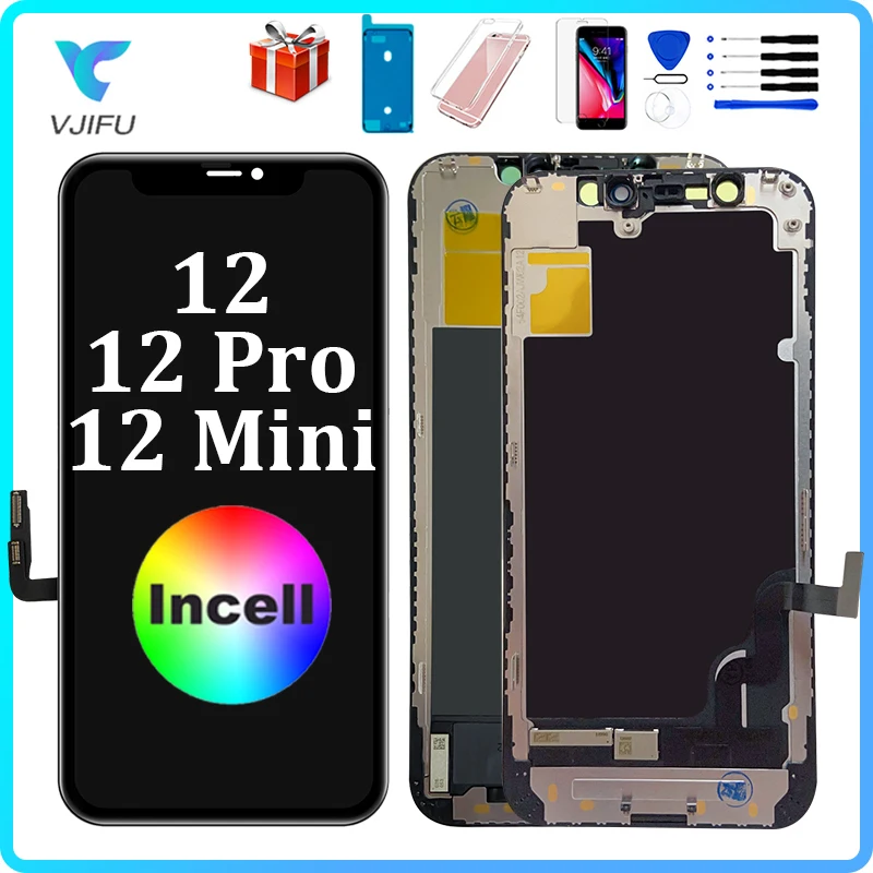 Schermo Incell Per Iphone 12 Pro Max Display Lcd Touch Screen Per Iphone 12 Mini Pantalla Digitizer Assembly Riparazione Di Ricambio