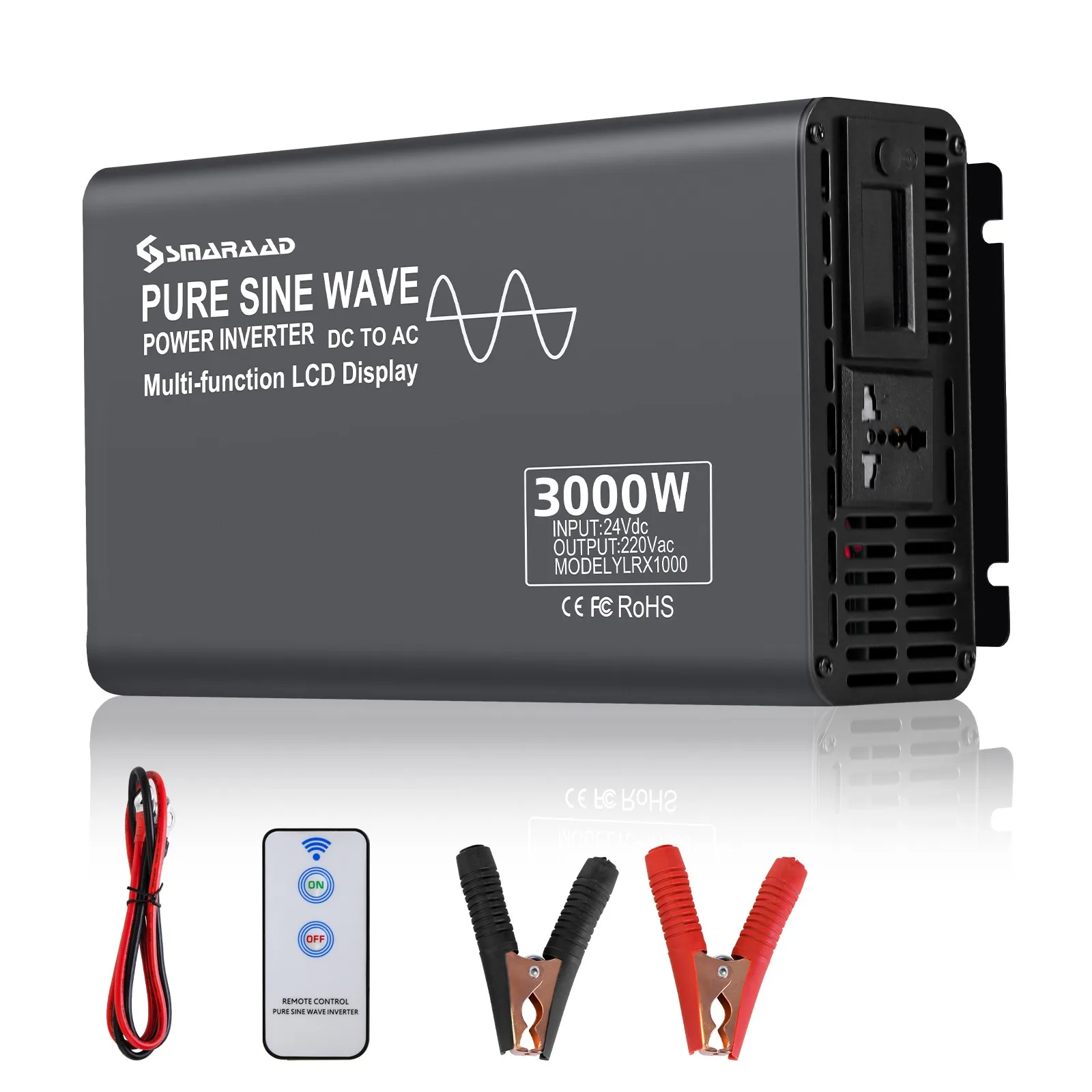 Didito Inverter A Onda Sinusoidale Pura 3000W 4000W Inverter 12V 220V Inverter Solare Off Grid Victron Inverter Growatt 48V Mppt