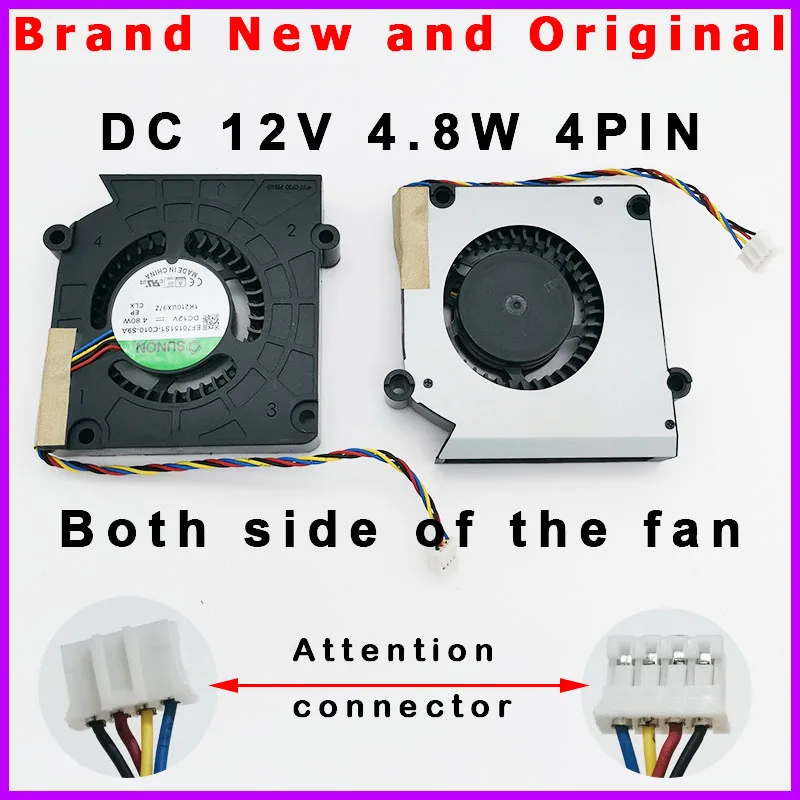 New Mini PC CPU Fan for HP Prodesk 600G1 600 G1 Cooler Radiator EF70151S1-C010-S9A you must attention to connector