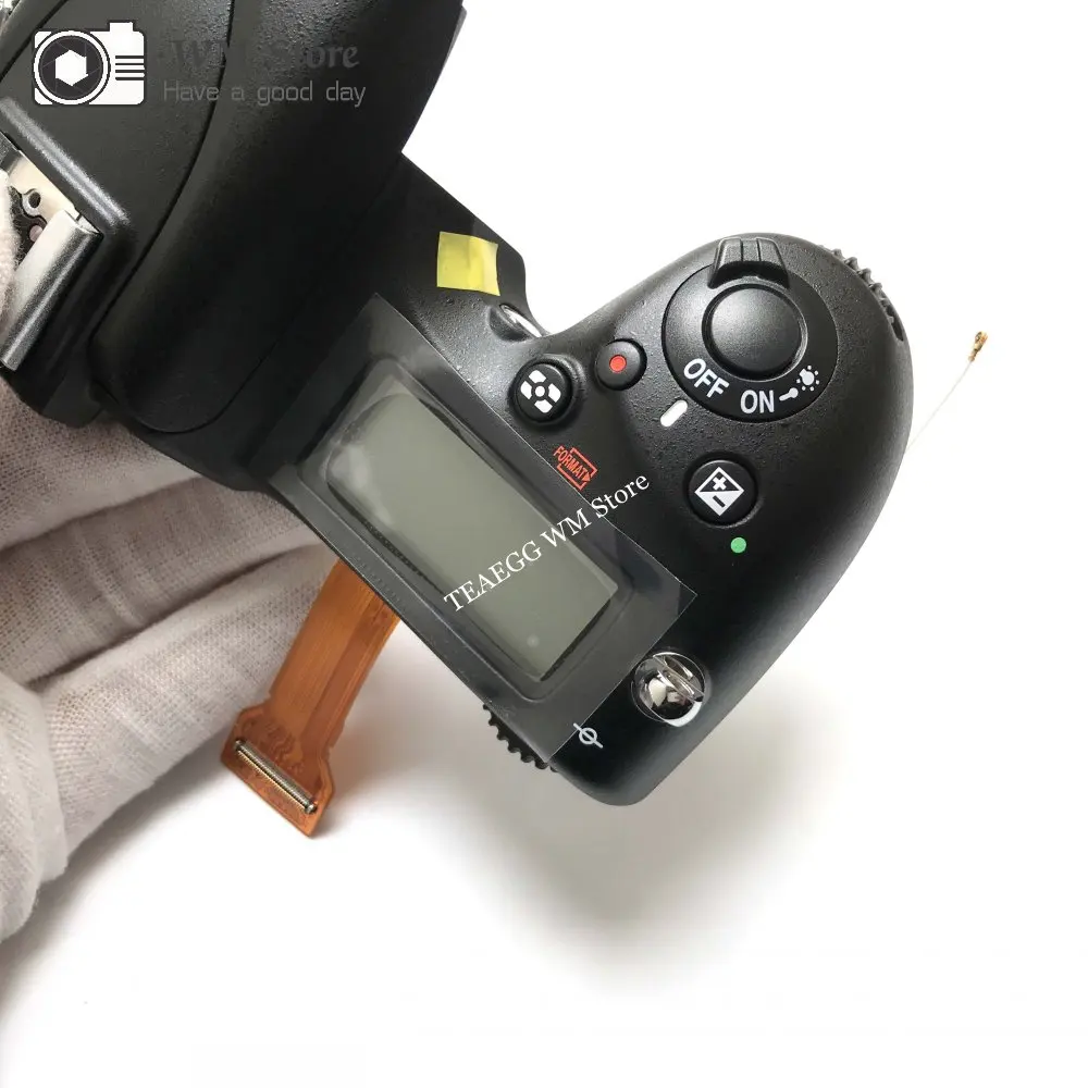 NEW For Nikon D750 Top Cover Case 119S8 with Top LCD Flash Board Button Flex Cable Camera Repair Part Replacement Unit