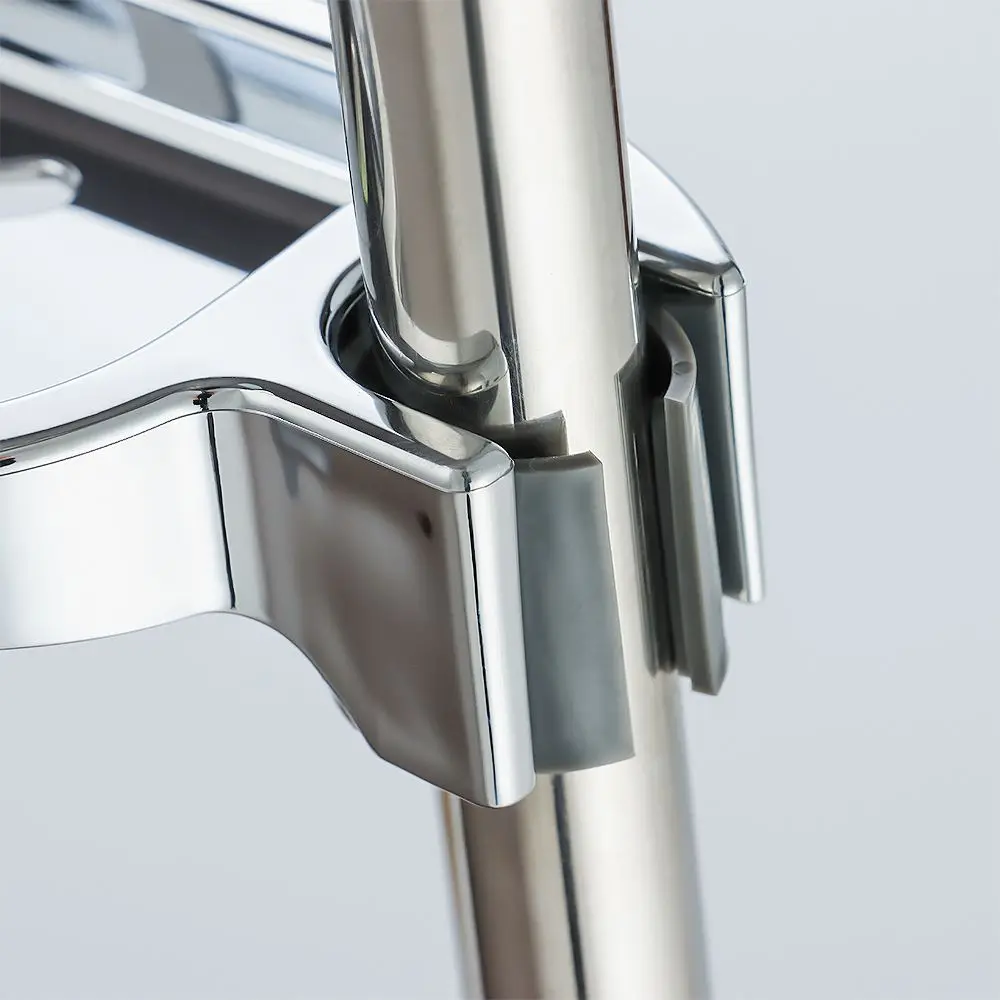 Adjustable 22 24 25 mm Home Rail Slide Soap Dishes Soap Holder Plates Bath Shower Bathroom Fixture