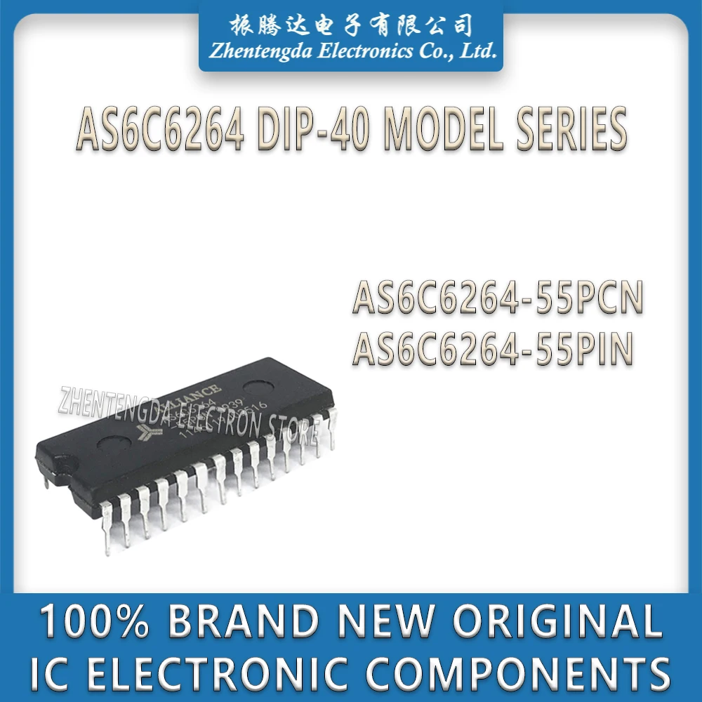 

AS6C6264-55PCN AS6C6264-55PIN AS6C6264 IC Chip DIP-40