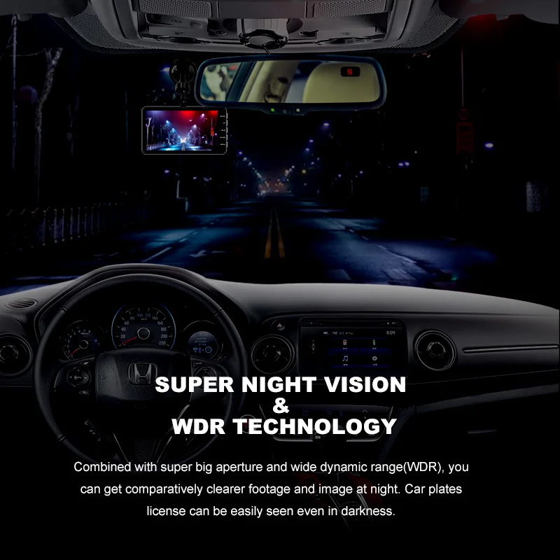 Dashcam 24H Touch Night Vision 5