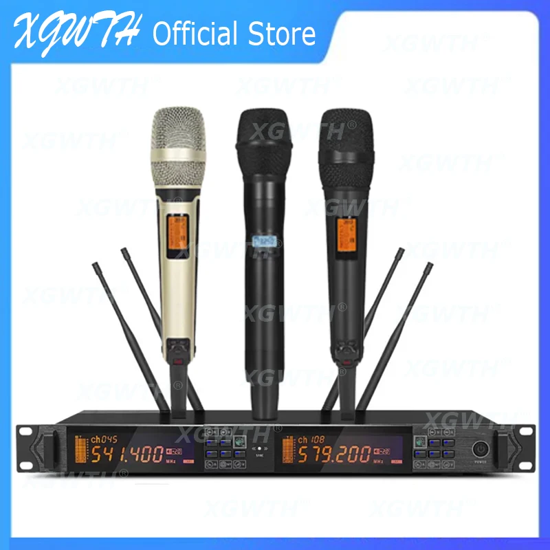 

Цифровая беспроводная микрофонная система AD4D, двухканальный микрофон SKM9000 KSM9 Beta87A, кардиоидный динамический микрофон для караоке, сценический студийный аудиопроигрыватель