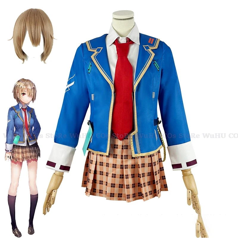 

2024 New Game Heaven Burns Red Ruka Kayamori Cosplay Costume Halloween Carnival Party Anime Cosplay Outfit Girls Uniforms Skirt