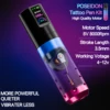 Tattoo Kit POSEIDON Hot New Tattoo Pen Kit For Permanent Makeup Tattoo Machine Kit Wireless Tattoo Power Supply Tattoo Gun Kit 3