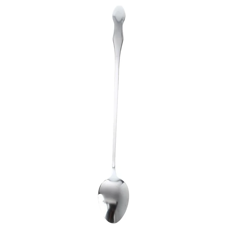 AA81-3 Pcs 10 Inch Stainless Steel Tableware Long Handle Scoop Teaspoon