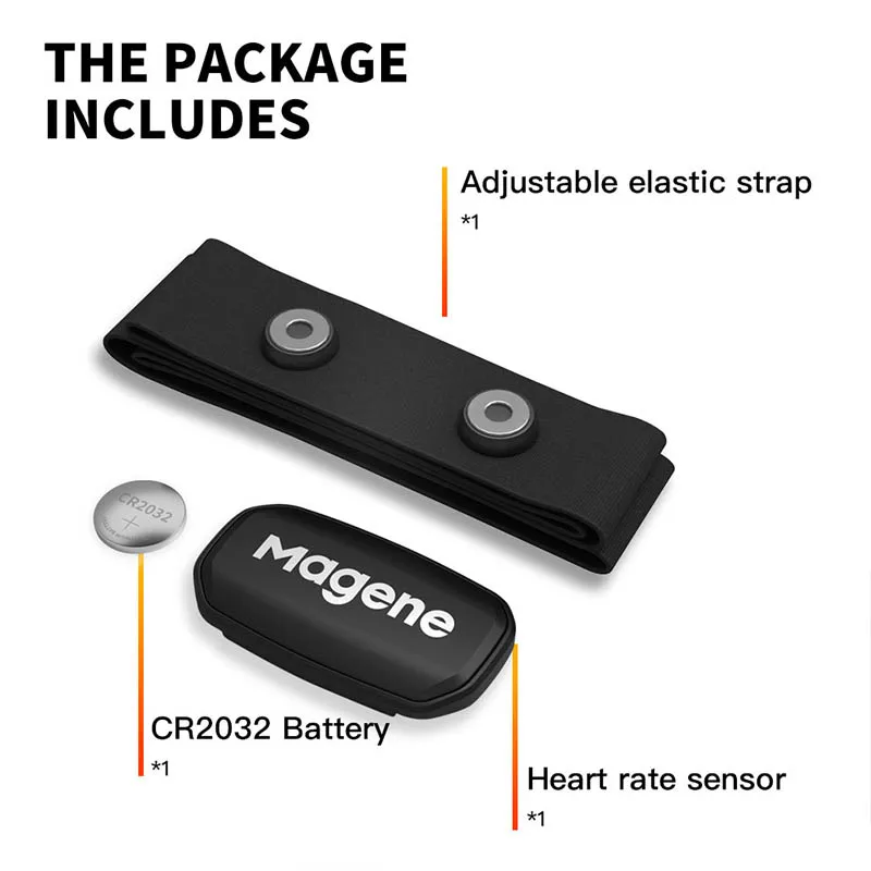 Magene H303 Heart Rate Sensor Bluetooth ANT Upgrade HR Monitor
