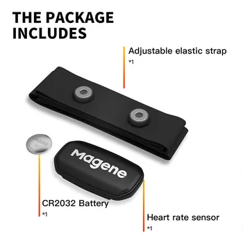 Magene H303 Heart Rate Sensor Bluetooth ANT Upgrade H64 HR Monitor With Chest Strap Dual Mode Computer Bike Sports Band Belt 5