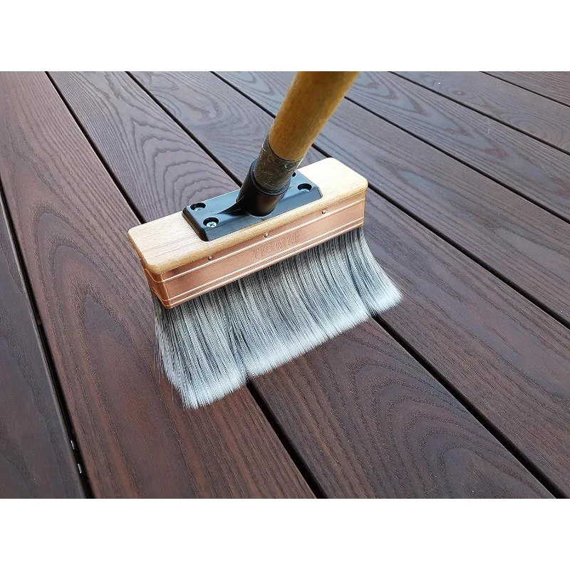 7 Inch Deck Boss Paint Brush for Stains and Sealers