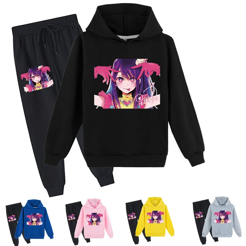 

tHoshino Ai Anime hoodie OSHI NO KO hoodie suit Japanese Girls Clothing cosplay Kids Kawaii Cartoon Anime Harajuku Boys