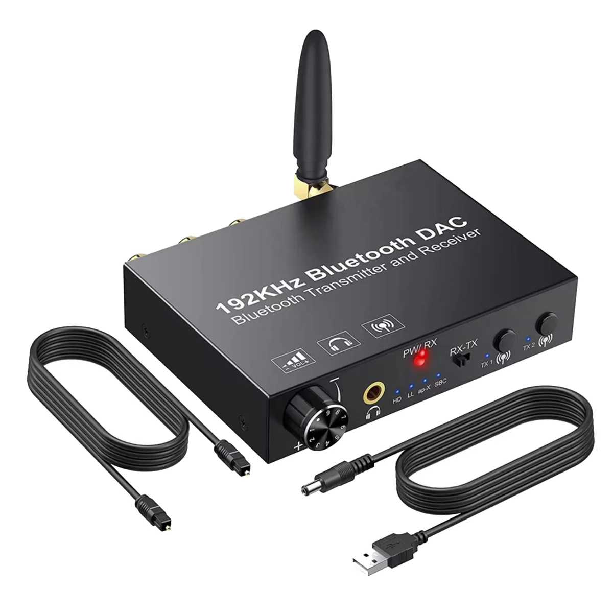 Convertitore Dac Bluetooth 192Khz Ricevitore Trasmettitore Audio Wireless