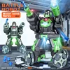 JC09 2.4G RC Robot Battle Spray Shoot Robo With Dual Remote Control Humanoid Fighting Robots Toys for Kids Christmas gift toy 2