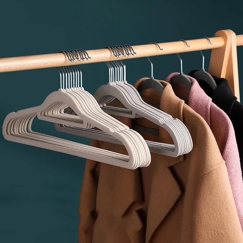 

Modern Non-slip Seamless Clothing Drying Rack Clothes Hanger Storage Organizer Adult Coat Rack Space Saver Hangers Furniture HY