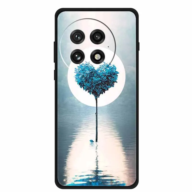 Colorful Splicing Cartoon Soft Silicone Black Cover - Fashion Protective Case