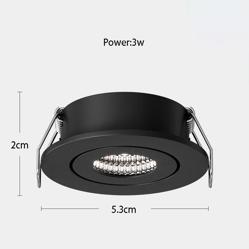 3W Piccoli Faretti LED Da Incasso Mini COB Regolabile - Foto 7
