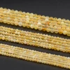 Natural Yellow Opal Faceted Round Beads 2mm,3mm,4mm，Fine Jewelry Making, DIY Bracelet And Necklace 1