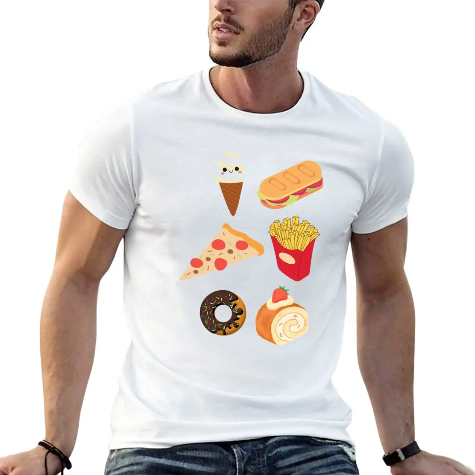 

New MN State Fair Foods pack T-Shirt quick-drying t-shirt vintage clothes sweat shirts mens graphic t-shirts pack