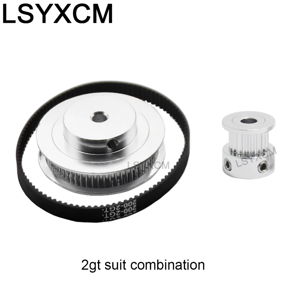 GT2 Timing Pulley Set 60 Teeth 20 Teeth 5mm/8mm Ratio 3:1/1:3 Belt Width 6mm 3D Printer DIY Accessories