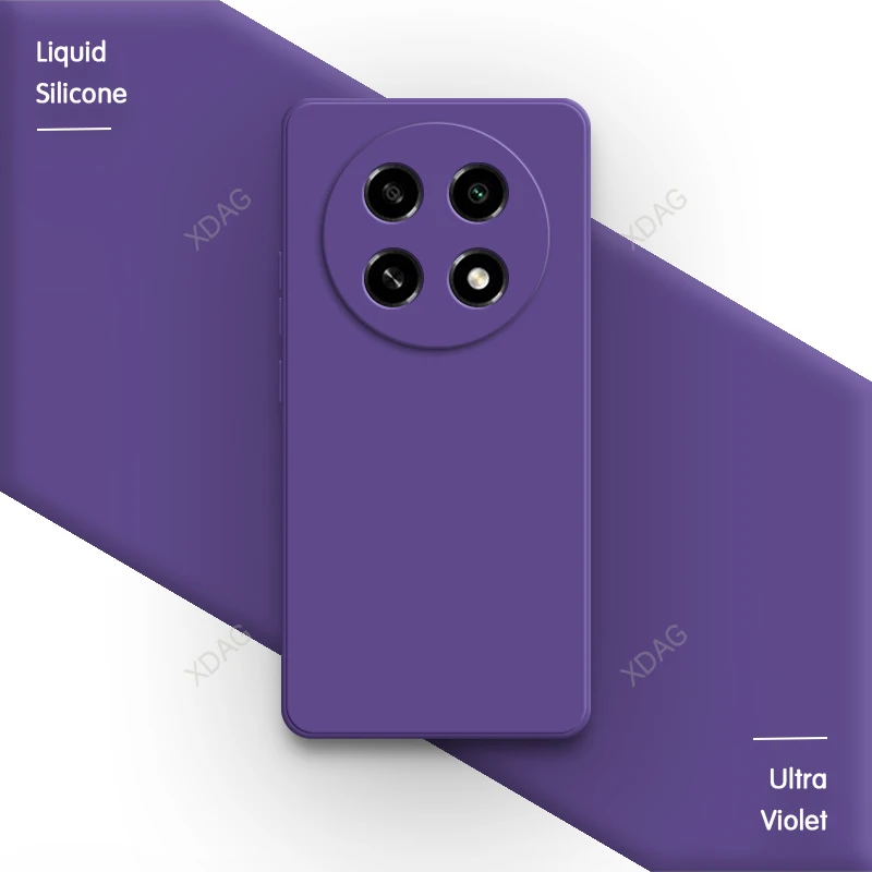 Premium Liquid Silicone Phone Case with Lens Protection - Soft Back Cover