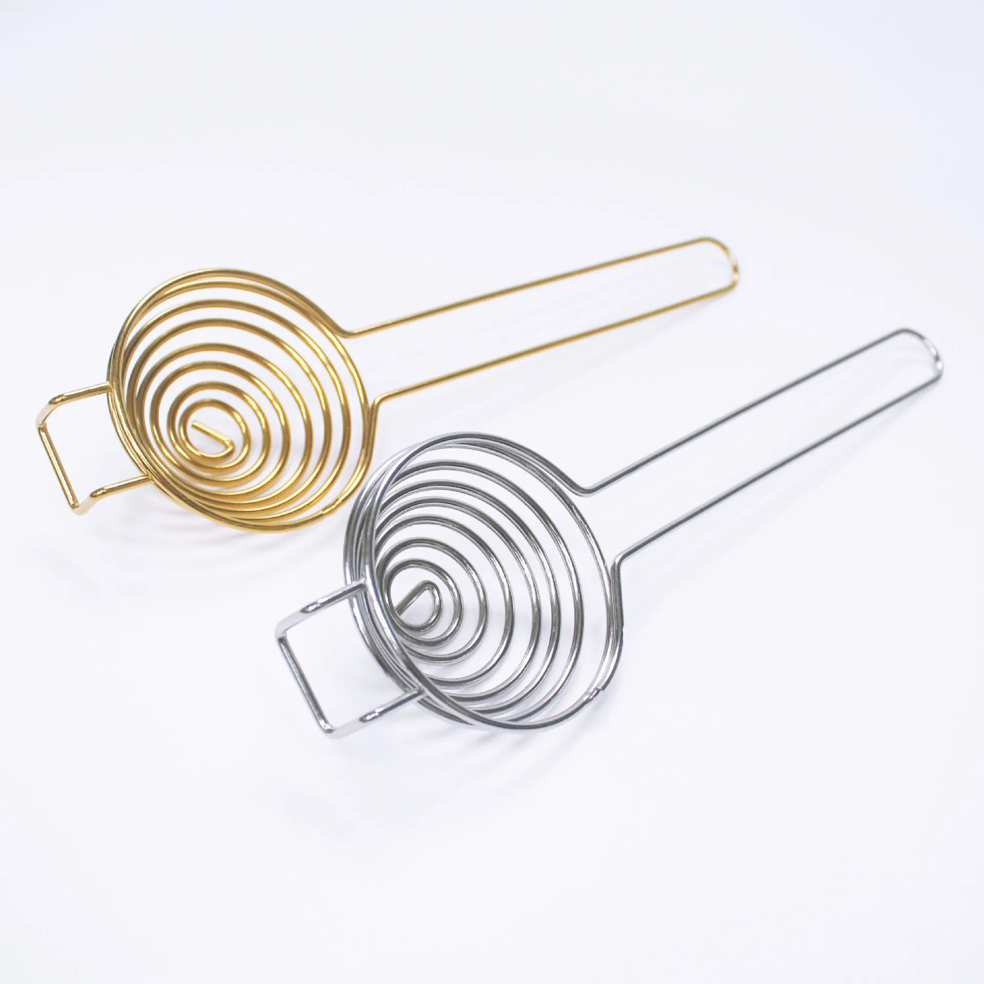 Spiral Stainless Steel Egg White Separator Portable Egg Yolk Remover Divider with Long Handle Tools for Kitchen Supplies