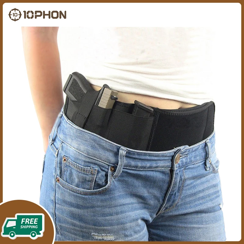 LeftRightHandConcealedCarryBellyBandGunHolsterforSmithand