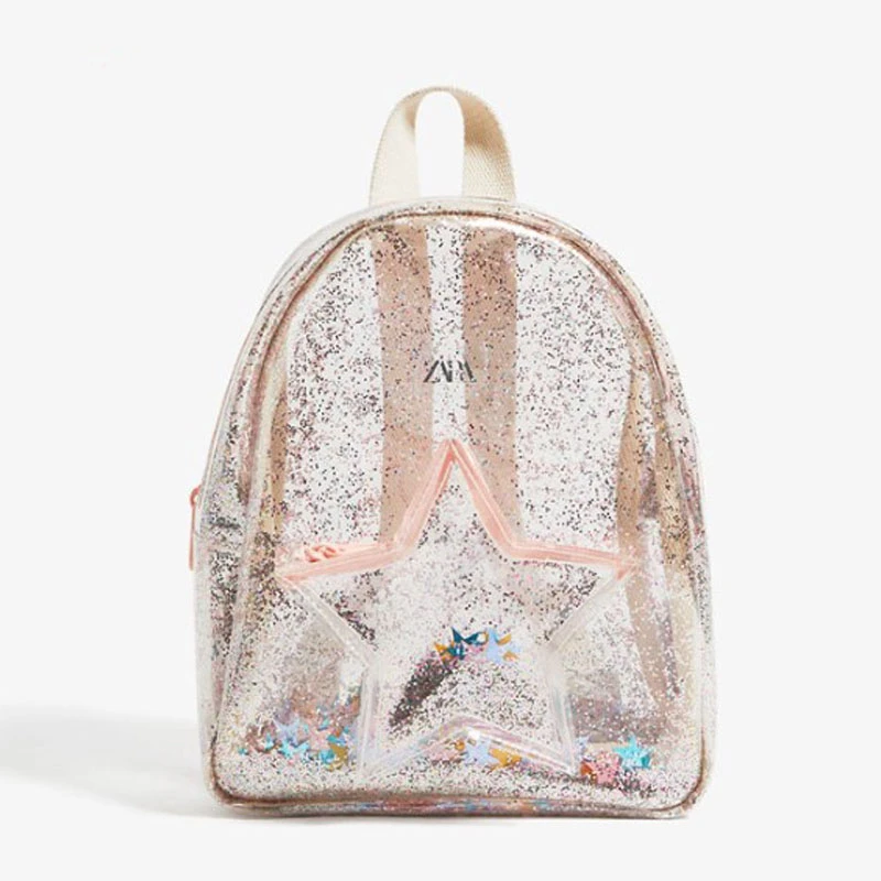 Mochila transparente de PVC de unicornio para niños, bolso escolar pequeño de felpa para guardería, escolares para niñas, Mini mochila| Mochilas| - AliExpress