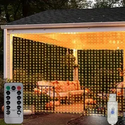 Enchanting 6M LED Garland Fairy Lights - USB Curtain Lights for Weddings, Christmas, Parties, and Outdoor Home Décor (Warm White)