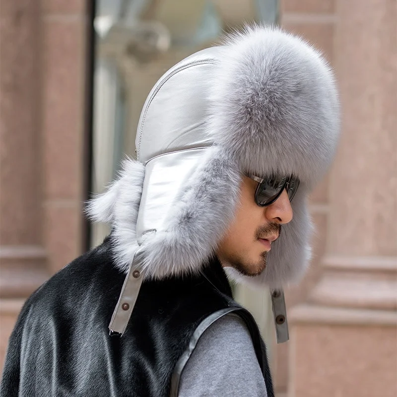Men's Winter Hat Natural Fur | Winter Hat Natural Fur Men