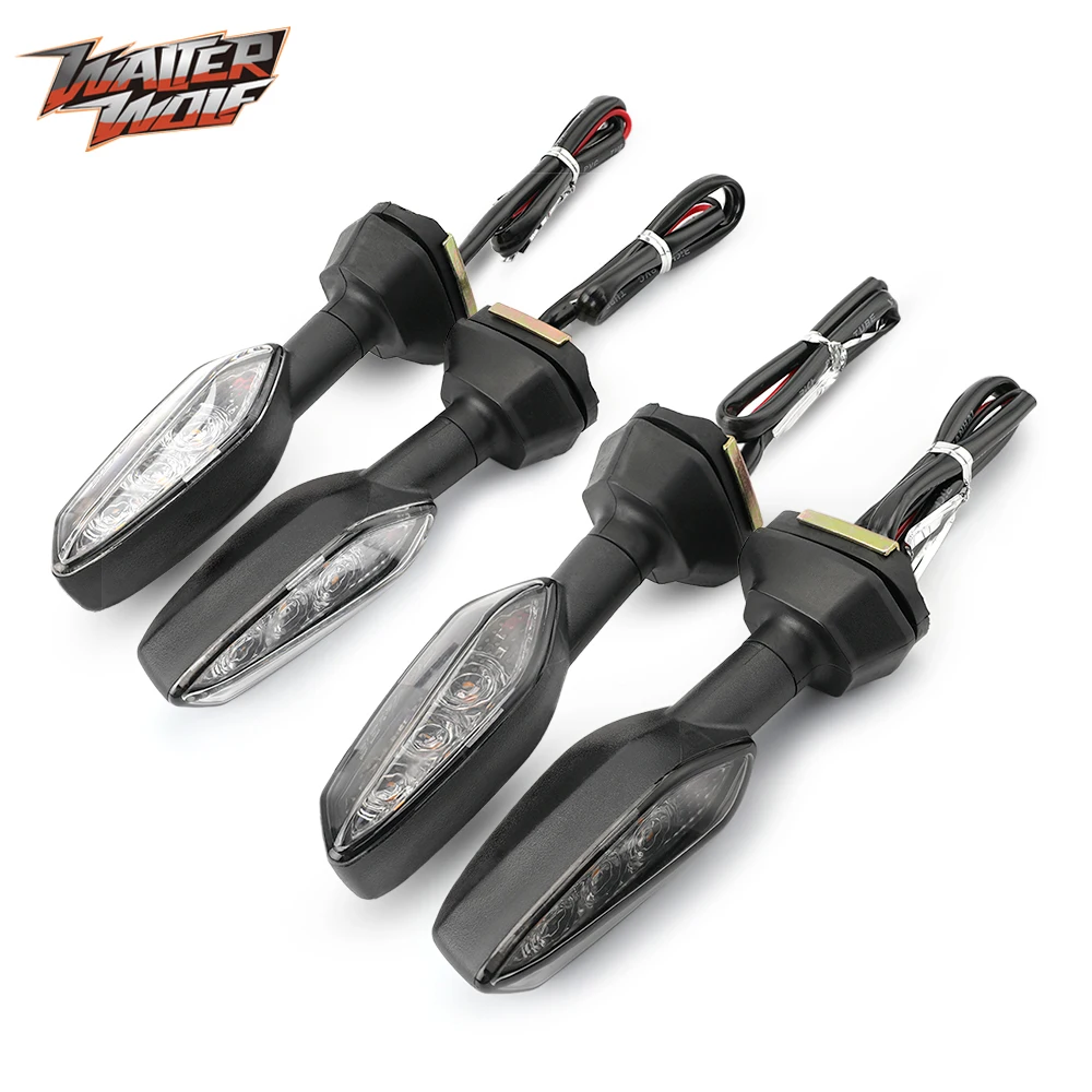 

LED Front Rear Turn Signal Light For KAWASAKI Z300 Z400 Z650 Z750R Z800 Z900 Z900RS Z1000/R VERSYS 650 ZH2 Motorcycle Flash Lamp