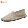 2022 Summer New Men's Linen Casual Shoes Handmade Weaving Fisherman Shoes Fashion Casual Flat Espadrilles Driving Shoes Big Size 6