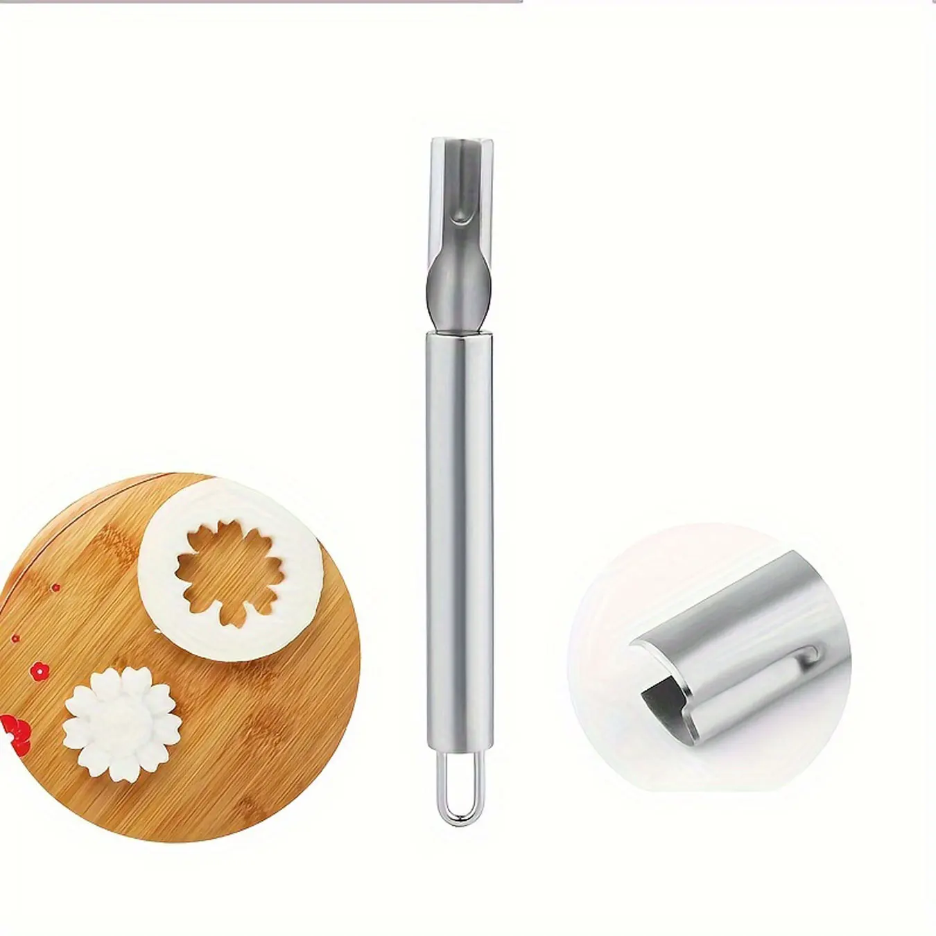 Three-piece carving tool stainless steel carving knife fruit and vegetable knife water drop shape petal shape
