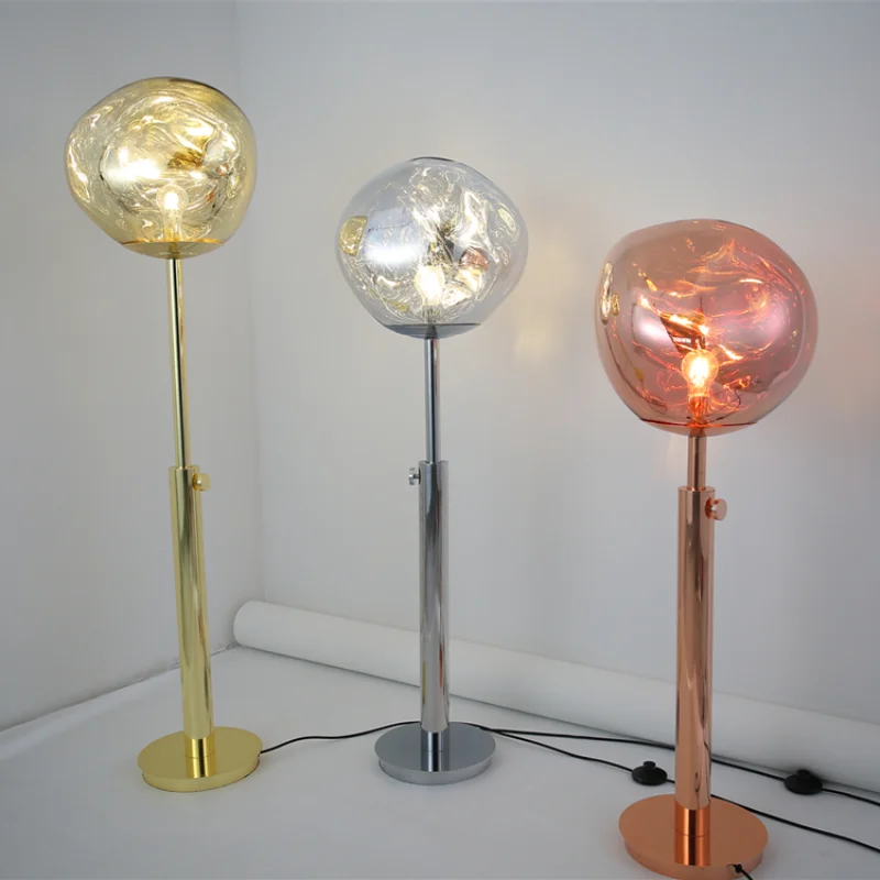 

zhongshan Modern creative indoor decor Led lava glass ball floor lamp