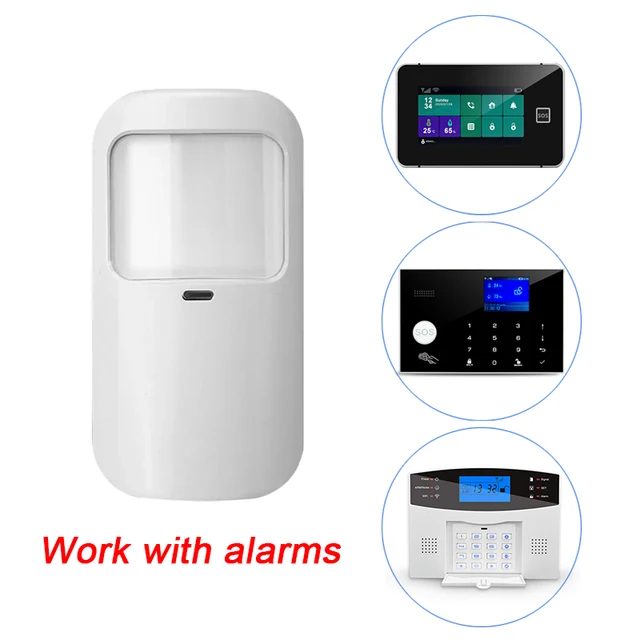 Wireless 433MHz Infrared Sensor Human Motion Detector For Smart Home Security Alarm System Home Anti-theft Equipment 1