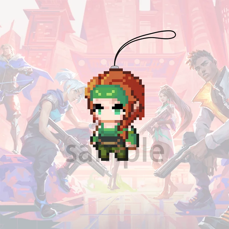 thumbnail image 1 of Juego de animación VALORANT, juguete periférico, colgante acrílico, llavero, accesorio decorativo, colección de figuras de anime, 1 of 5